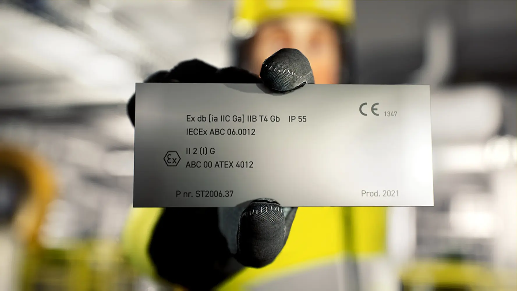 Marking plate